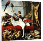 Interior of an office, or still life with game, poultry and fruit, c.1635 by Frans Snyders or Snijders