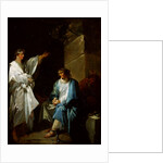 St Sebastian preaching the faith of Diocletian in prisons by Francois Andre Vincent