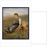 The Little Gleaner, 1884 by Hugo Salmson