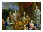 The Family of Louis XIV 1670 by Jean Nocret