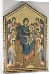 The Virgin and Child in Majesty surrounded by Six Angels, c.1270 by Giovanni Cimabue