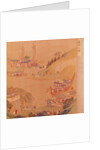 The Second Sui Emperor, Yangdi with his fleet of sailing craft by School Chinese