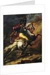 Sketch of an Officer of the Hussars, 1814 by Theodore Gericault