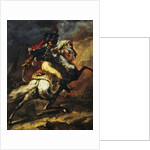 Sketch of an Officer of the Hussars, 1814 by Theodore Gericault