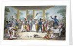 Riotous scene in a tavern during the period of the French Revolution, c.1789 by Etienne Bericourt