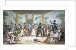 Riotous scene in a tavern during the period of the French Revolution, c.1789 by Etienne Bericourt