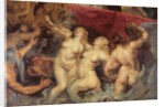 Detail of the Sirens from 'The Arrival of Marie de Medici in Marseilles', 3rd November 1600, 1621-25 by Peter Paul Rubens
