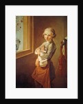 The Little Violinist by Nicolas-Bernard (attr.to) Lepicie