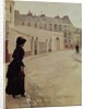 Waiting, Rue de Chateaubriand, Paris by Jean Beraud