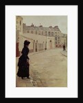 Waiting, Rue de Chateaubriand, Paris by Jean Beraud