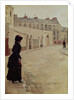 Waiting, Rue de Chateaubriand, Paris by Jean Beraud