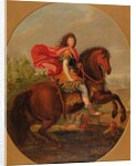 Equestrian portrait of Louis XIV by Jean-Baptiste Martin
