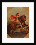 Equestrian portrait of Louis XIV by Jean-Baptiste Martin
