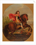 Equestrian portrait of Louis XIV by Jean-Baptiste Martin