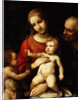 The Virgin and Child surrounded by St John the Baptist and St Joseph, 1517 by (c.1489-1534) Correggio