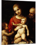 The Virgin and Child surrounded by St John the Baptist and St Joseph, 1517 by (c.1489-1534) Correggio