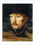 Head of a horseman, c.1812 by Theodore Gericault