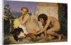 Young Greeks Encouraging Cocks to Fight, 1846 by Jean Leon Gerome