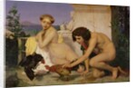 Young Greeks Encouraging Cocks to Fight, 1846 by Jean Leon Gerome