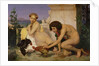 Young Greeks Encouraging Cocks to Fight, 1846 by Jean Leon Gerome