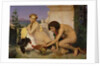 Young Greeks Encouraging Cocks to Fight, 1846 by Jean Leon Gerome