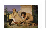 Young Greeks Encouraging Cocks to Fight, 1846 by Jean Leon Gerome