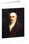 Portrait of an elderly man by Henry Raeburn