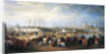 Mehemet Effendi, Turkish ambassador, arrives at the Tuileries on 21st March, 1721, after 1721 by Charles Parrocel