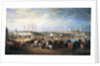 Mehemet Effendi, Turkish ambassador, arrives at the Tuileries on 21st March, 1721, after 1721 by Charles Parrocel