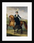Equestrian portrait of Catherine de Wurtemberg by Antoine Jean Gros
