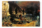 The Chouans defending their dead, 1902 by Georges Clairin