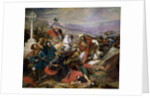 The Battle of Poitiers, 25th October 732, won by Charles Martel 1837 by Charles Auguste Steuben