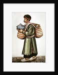 The ceramic merchant by Persian School