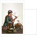 The tea merchant by Persian School