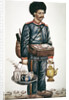 The travelling tea merchant by Persian School