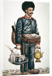 The travelling tea merchant by Persian School