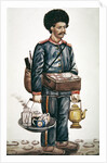 The travelling tea merchant by Persian School