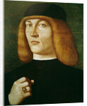 Portrait of a young man by Gentile Bellini