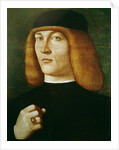 Portrait of a young man by Gentile Bellini