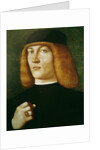 Portrait of a young man by Gentile Bellini