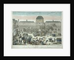 Chateau des Tuileries, 10th August 1792 by G. (after) Texier