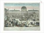 Chateau des Tuileries, 10th August 1792 by G. (after) Texier