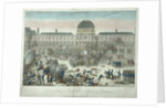 Chateau des Tuileries, 10th August 1792 by G. (after) Texier