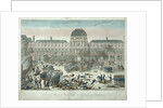 Chateau des Tuileries, 10th August 1792 by G. (after) Texier