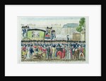 Return of the French Royal Family to Paris on the 25th June 1791 by French School
