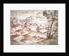 Wooded landscape with village and church by Titian (c.1488-1576)