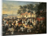 A fete at Saint-Cloud c.1860 by Edouard Vaumort