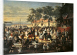 A fete at Saint-Cloud c.1860 by Edouard Vaumort