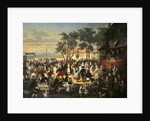 A fete at Saint-Cloud c.1860 by Edouard Vaumort