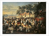 A fete at Saint-Cloud c.1860 by Edouard Vaumort